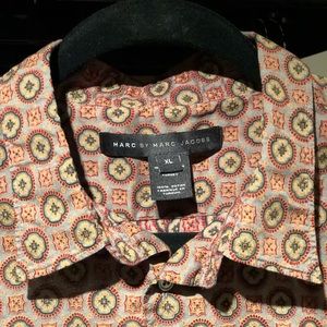 Marc by Marc Jacobs XL cotton collared shirt